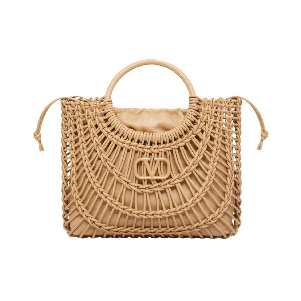 Allknots woven leather shopper bag