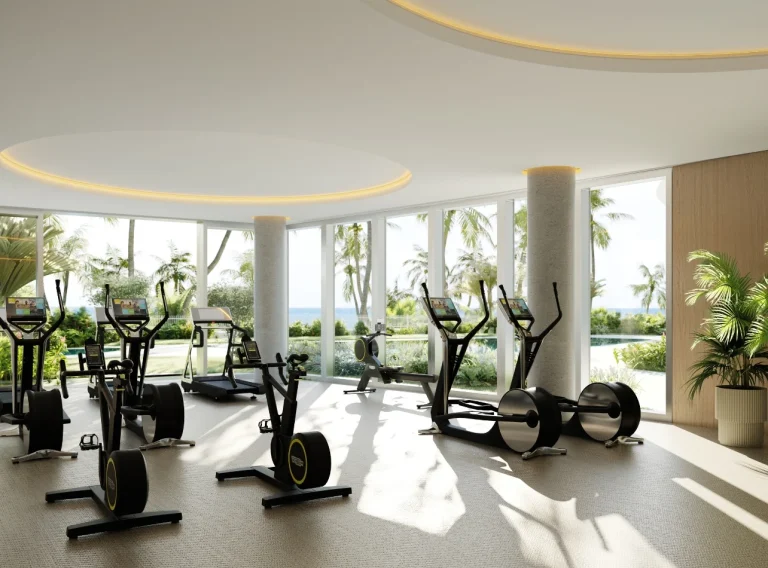 On-site state of the art gym fitness pavilion